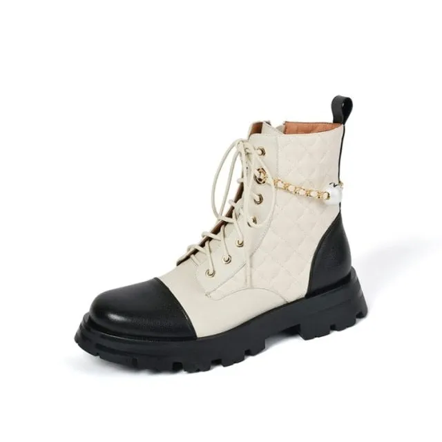 Genuine Cow Leather Boots for Women