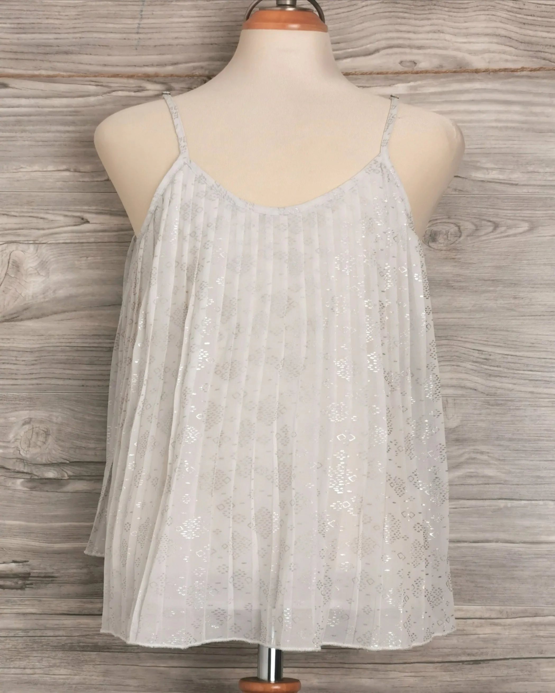 GIRL SIZE LARGE (14 YEARS) - ABERCROMBIE, Flowy Chiffon Tank Top VGUC B42