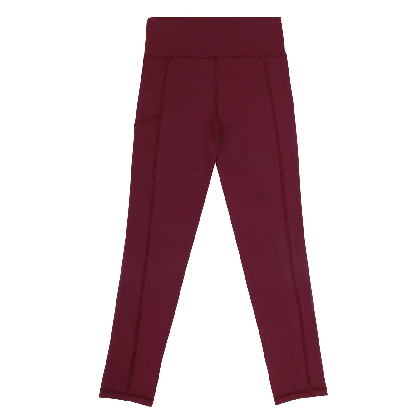Girls Maroon Long Leggings