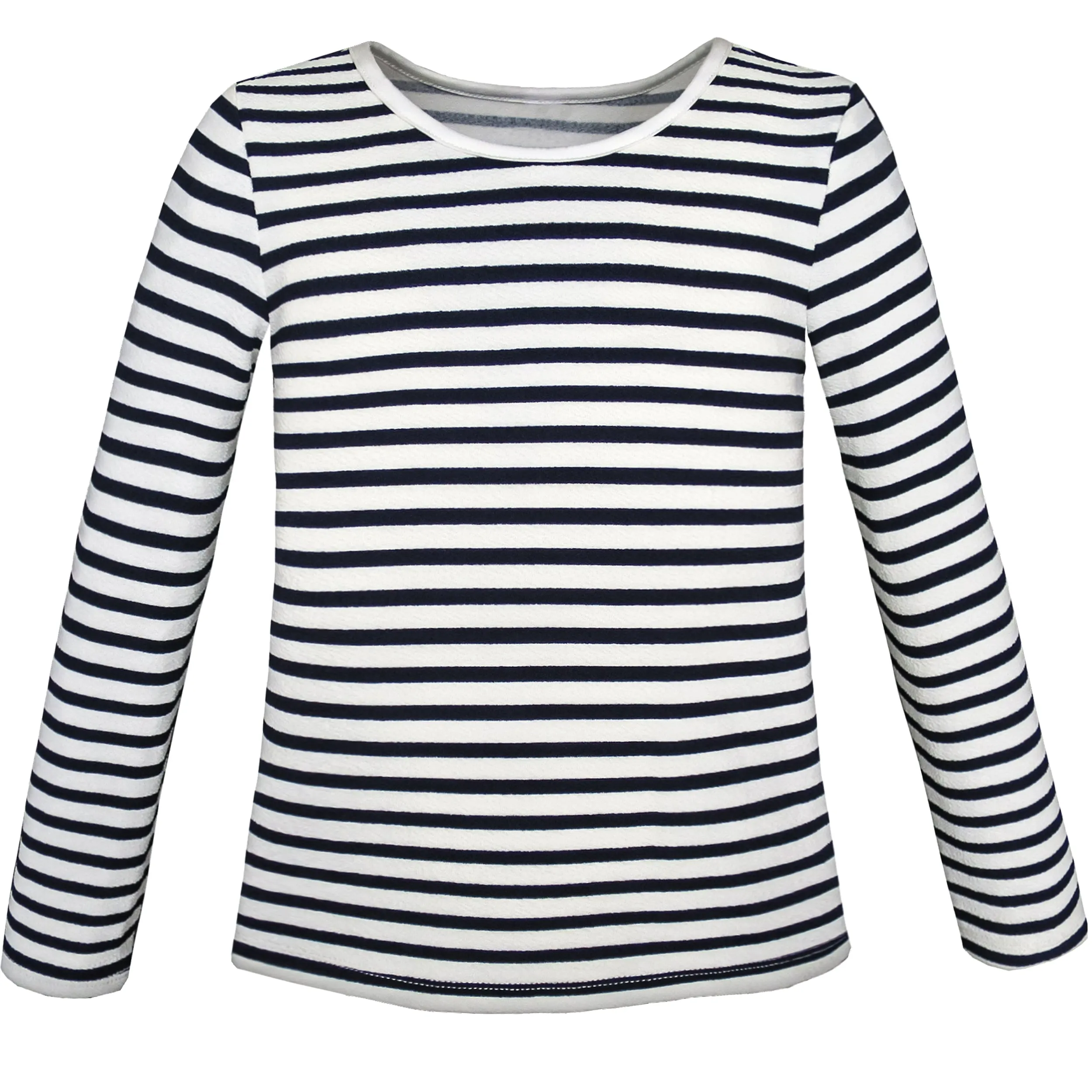 Girls Outfit Set 2 Piece Suspender Denim Button Striped Tee Size 4-12 Years