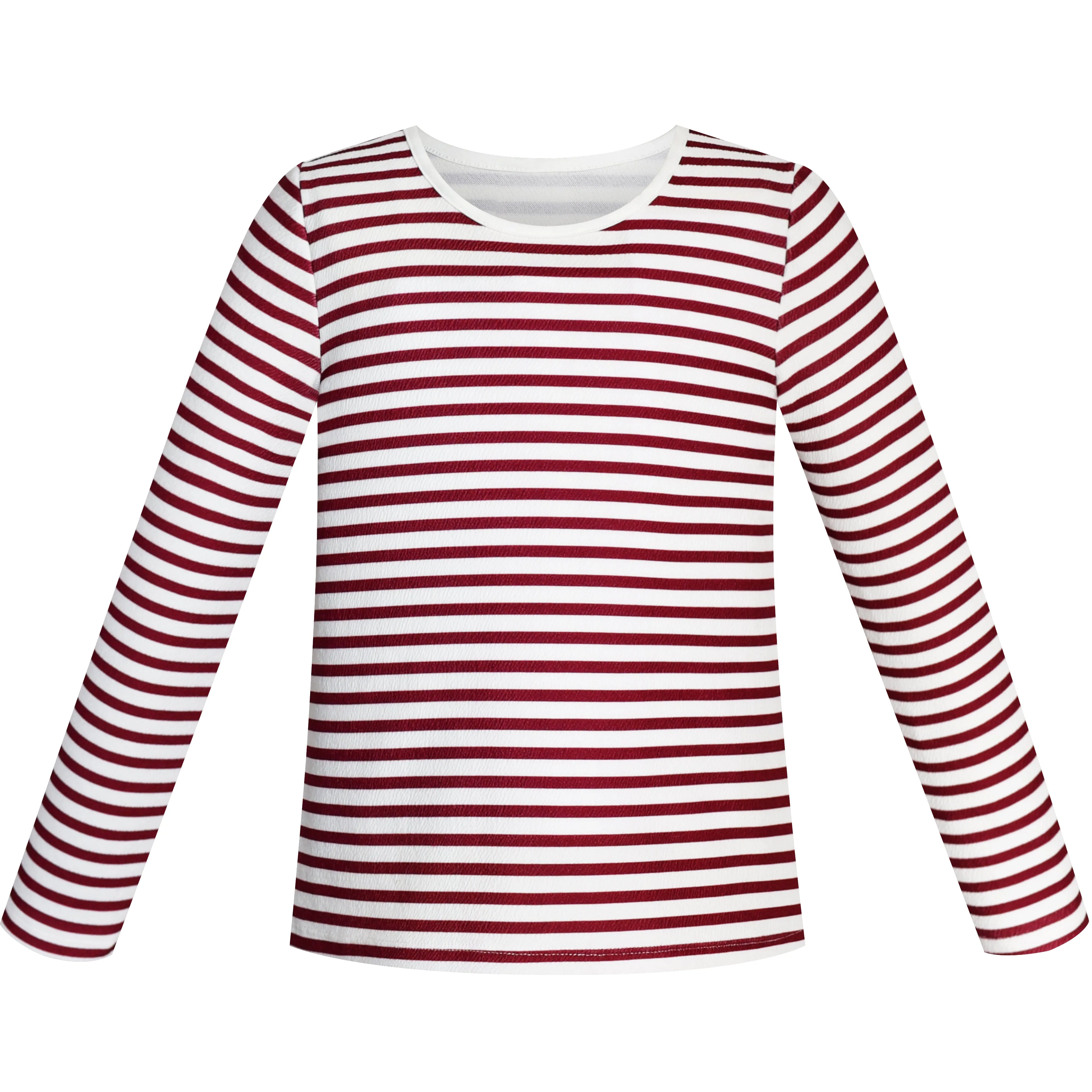 Girls Outfit Set 2 Piece Suspender Denim Button Striped Tee Size 4-12 Years