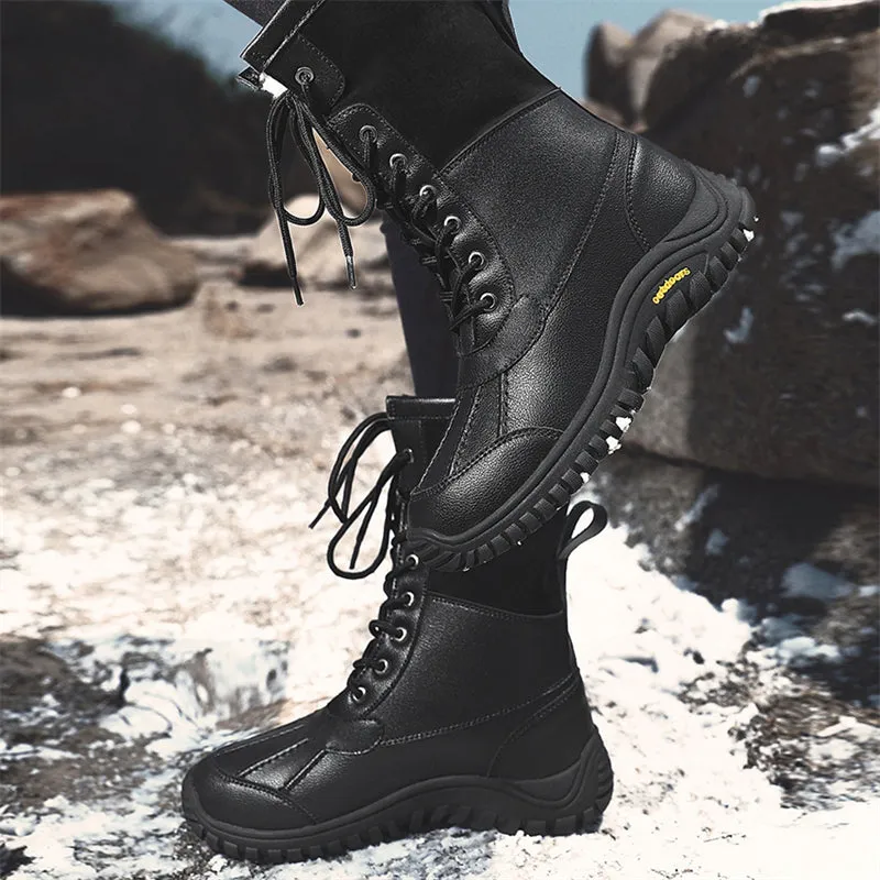 Girl's Waterproof Mid-Calf Keep Warm Short Plush Snow Boots
