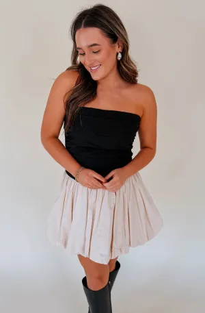 GOOD JUDGEMENT BUBBLE HEM DRESS
