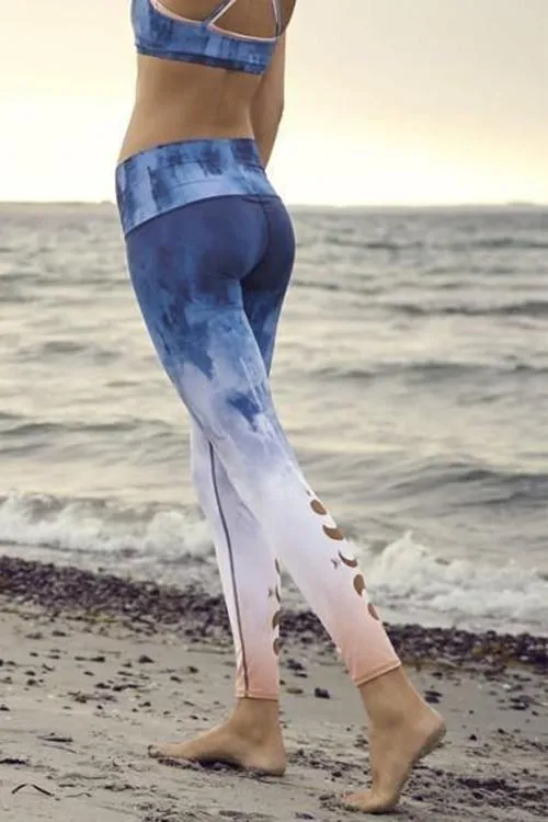 Gradient Moon Leggings