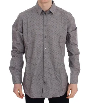 Gray Fantasy Cotton Slim GOLD Shirt