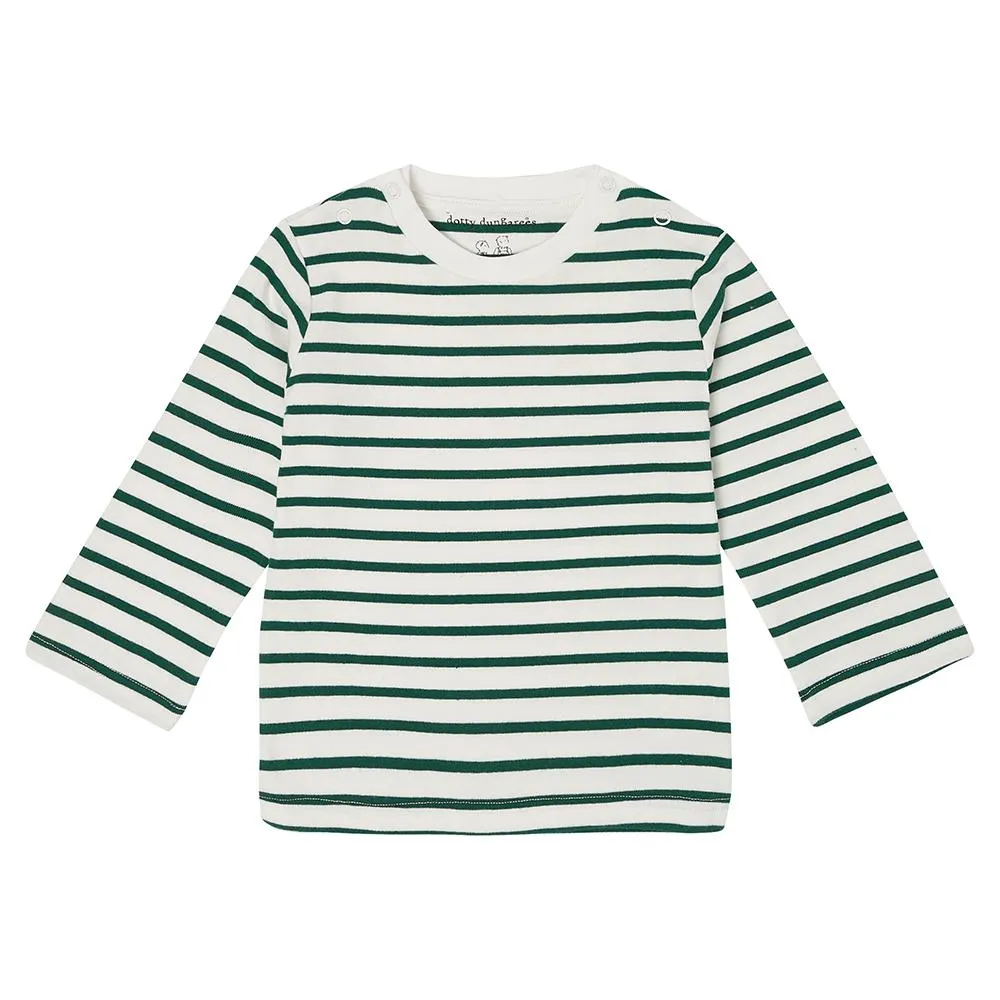 Green Breton Stripe Top