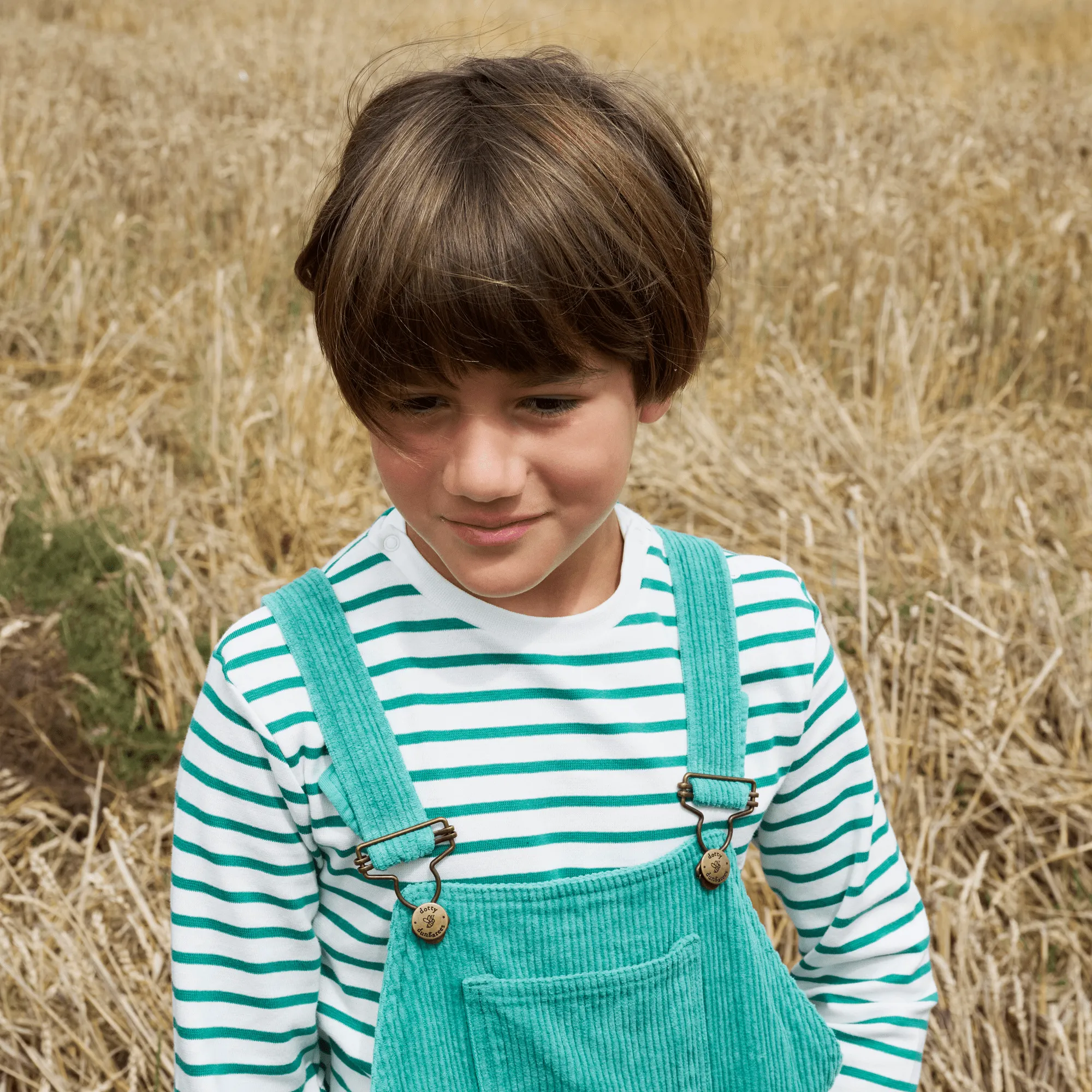 Green Breton Stripe Top