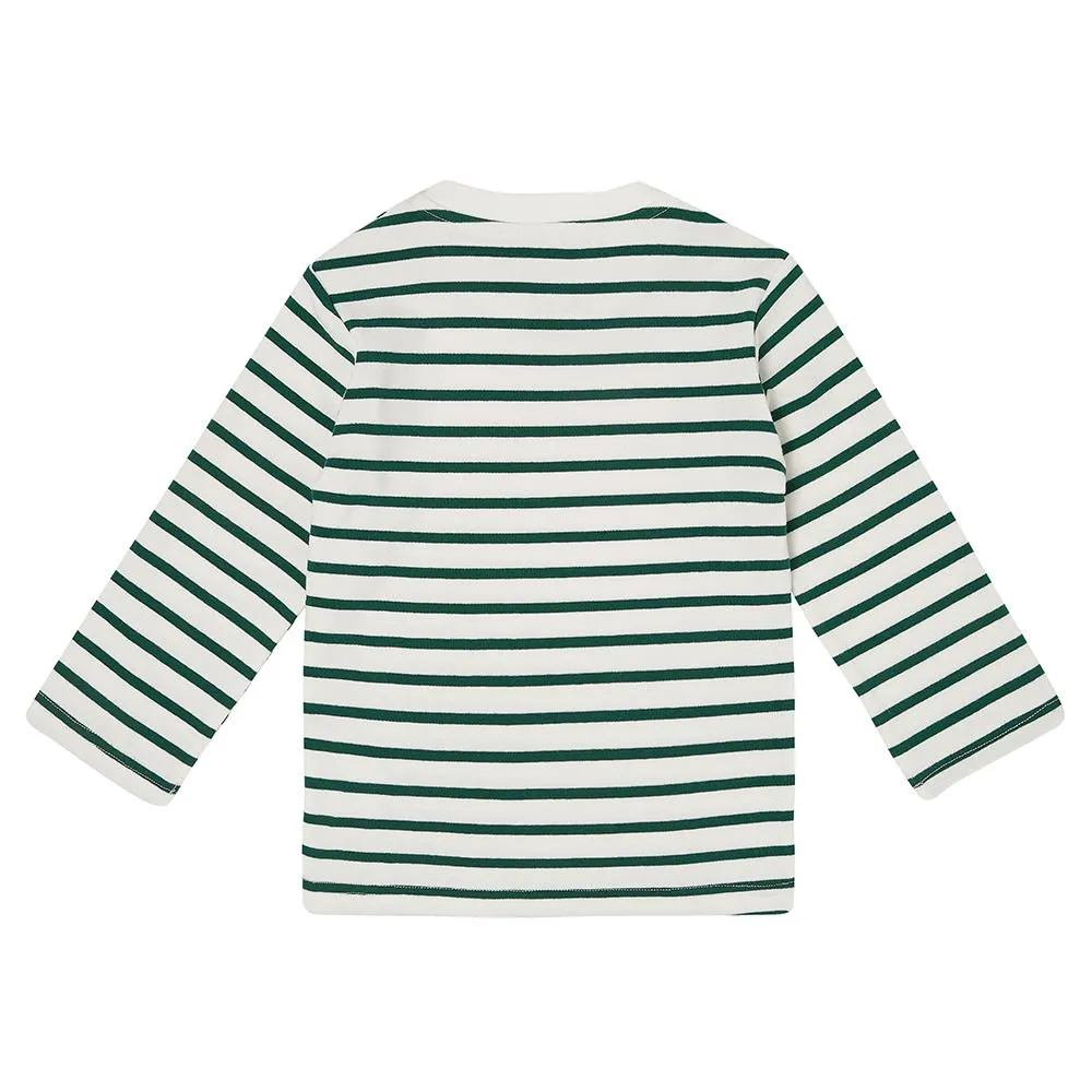 Green Breton Stripe Top
