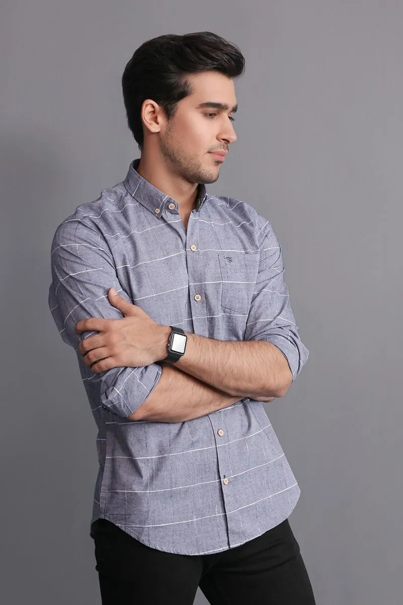 GREY PLAID SHIRT
