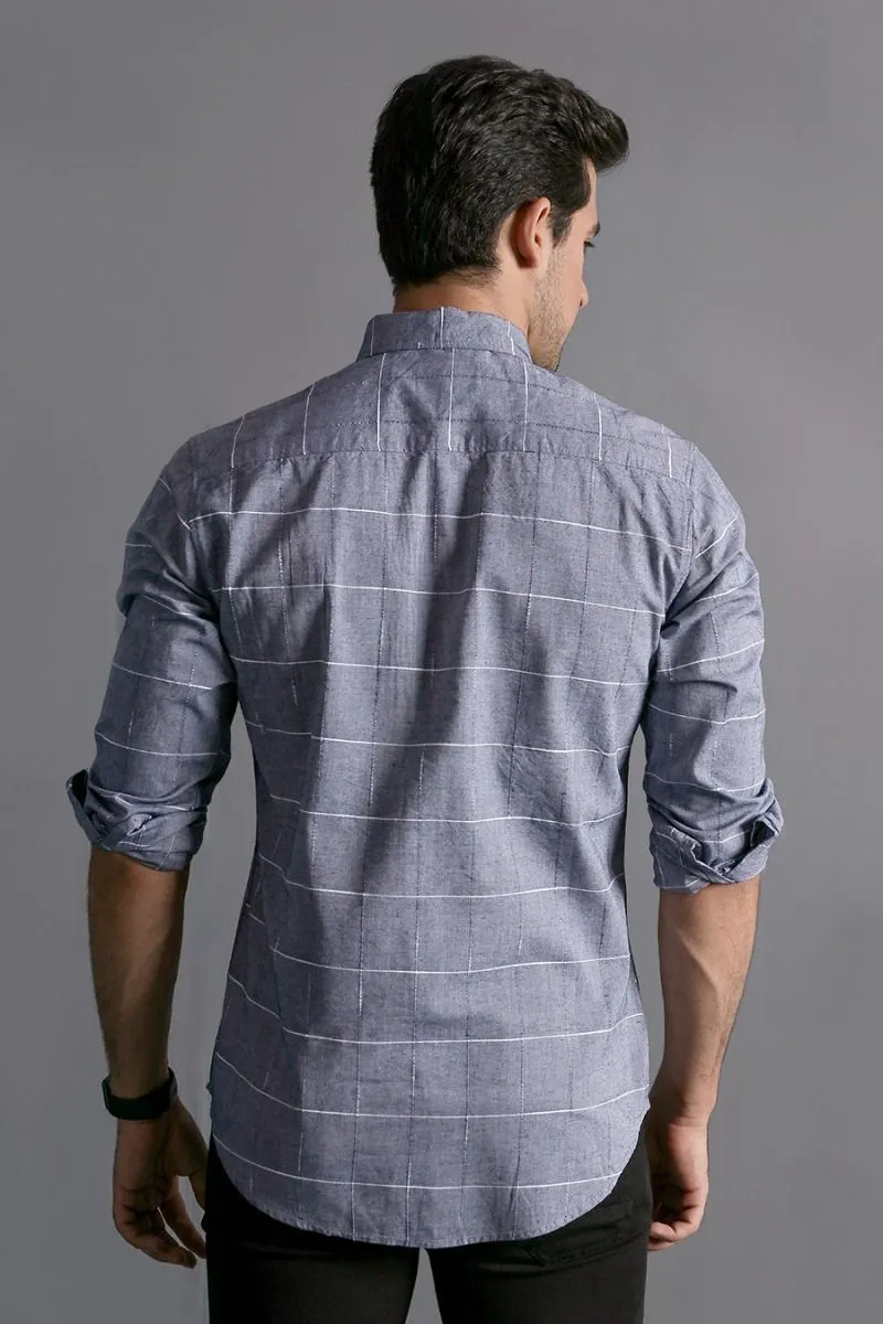 GREY PLAID SHIRT