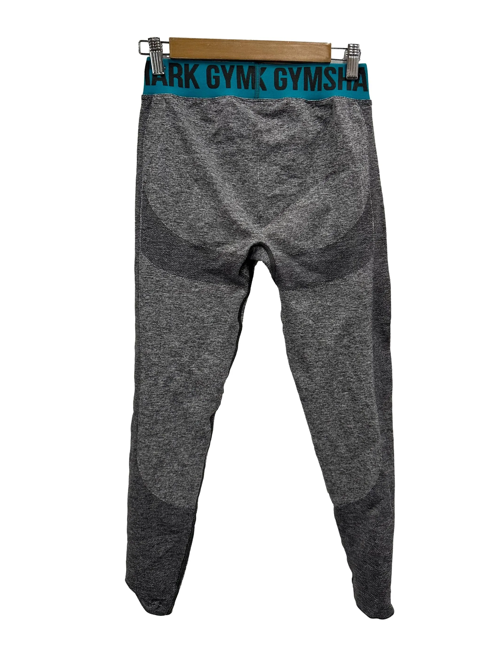Grey Printed Waistband Leggings