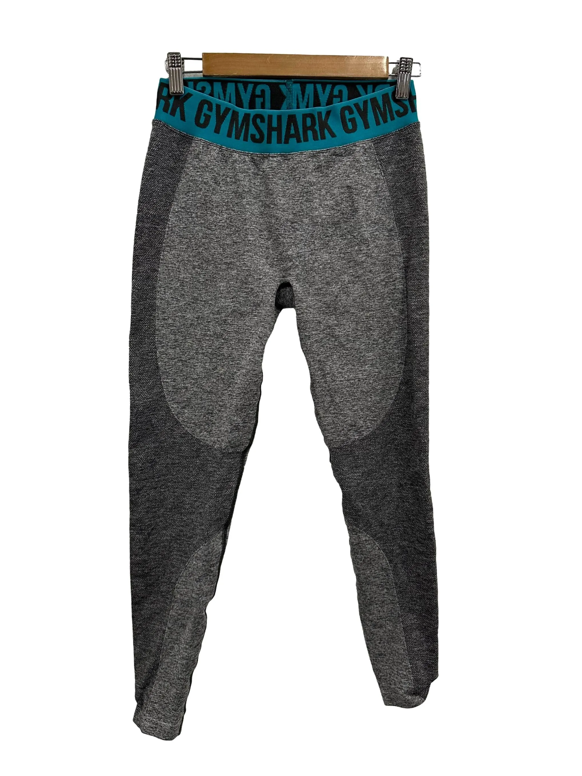 Grey Printed Waistband Leggings