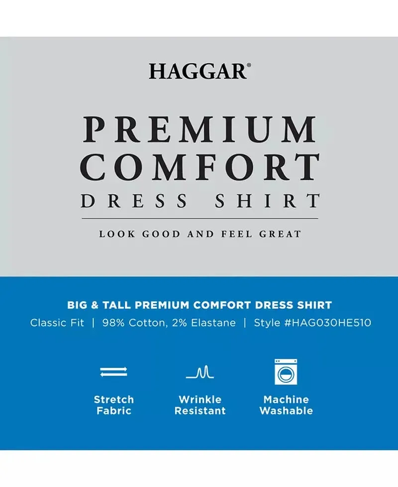 Haggar Dress Shirt for Big and Tall Men