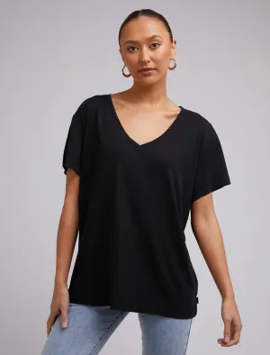 Harper Vee Tee - Black