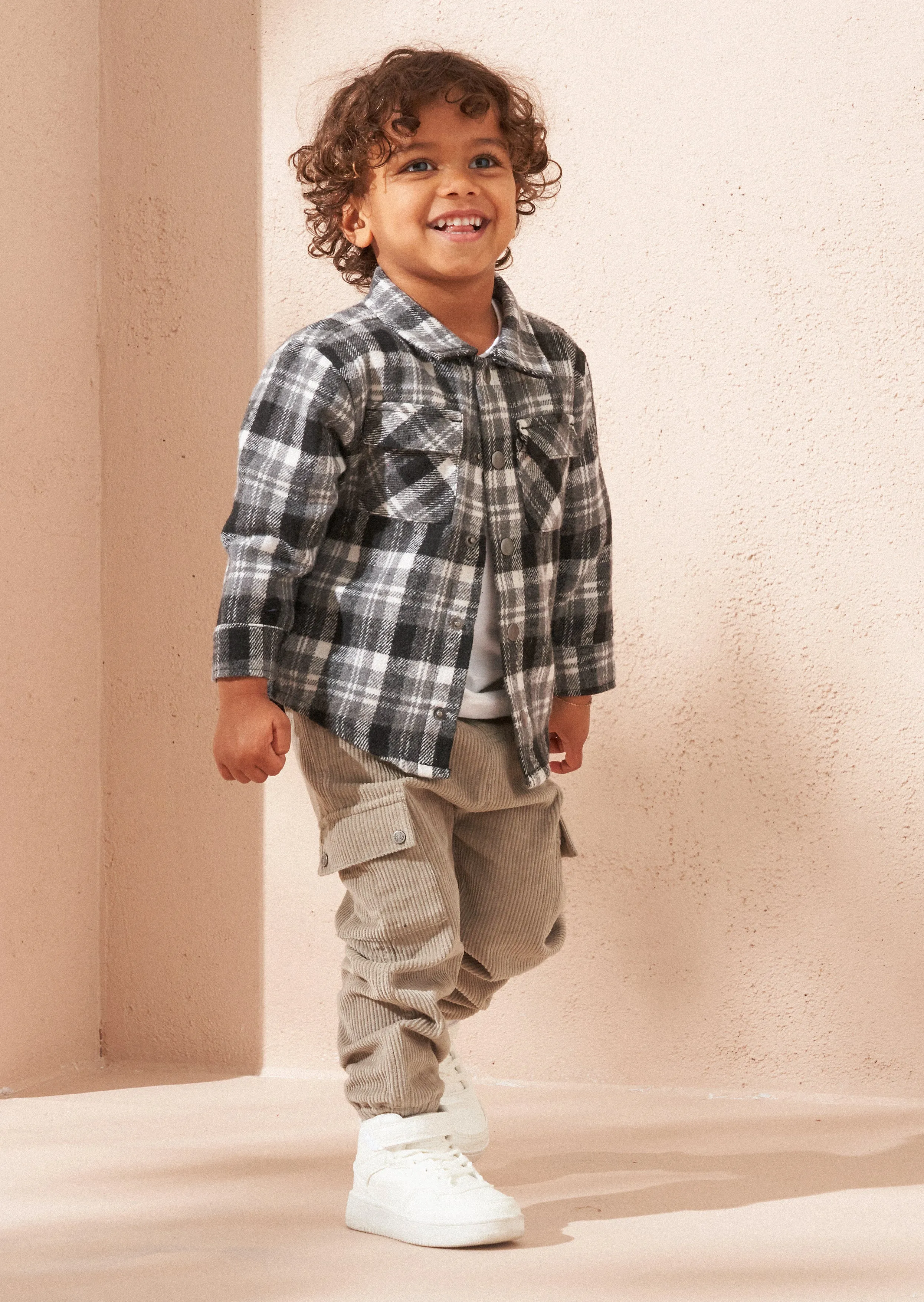 Hayden Baby Brushed Check Overshirt