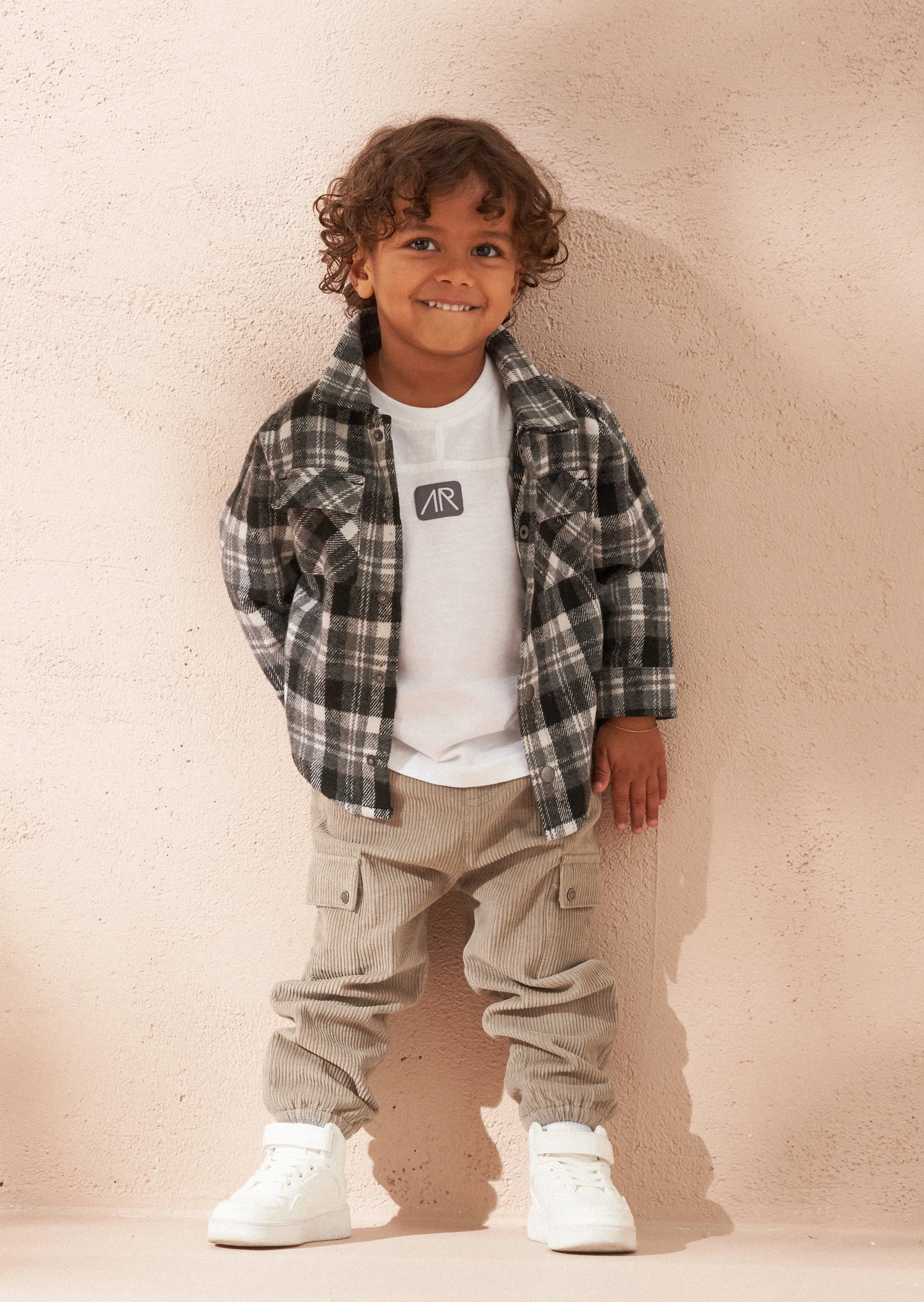 Hayden Baby Brushed Check Overshirt