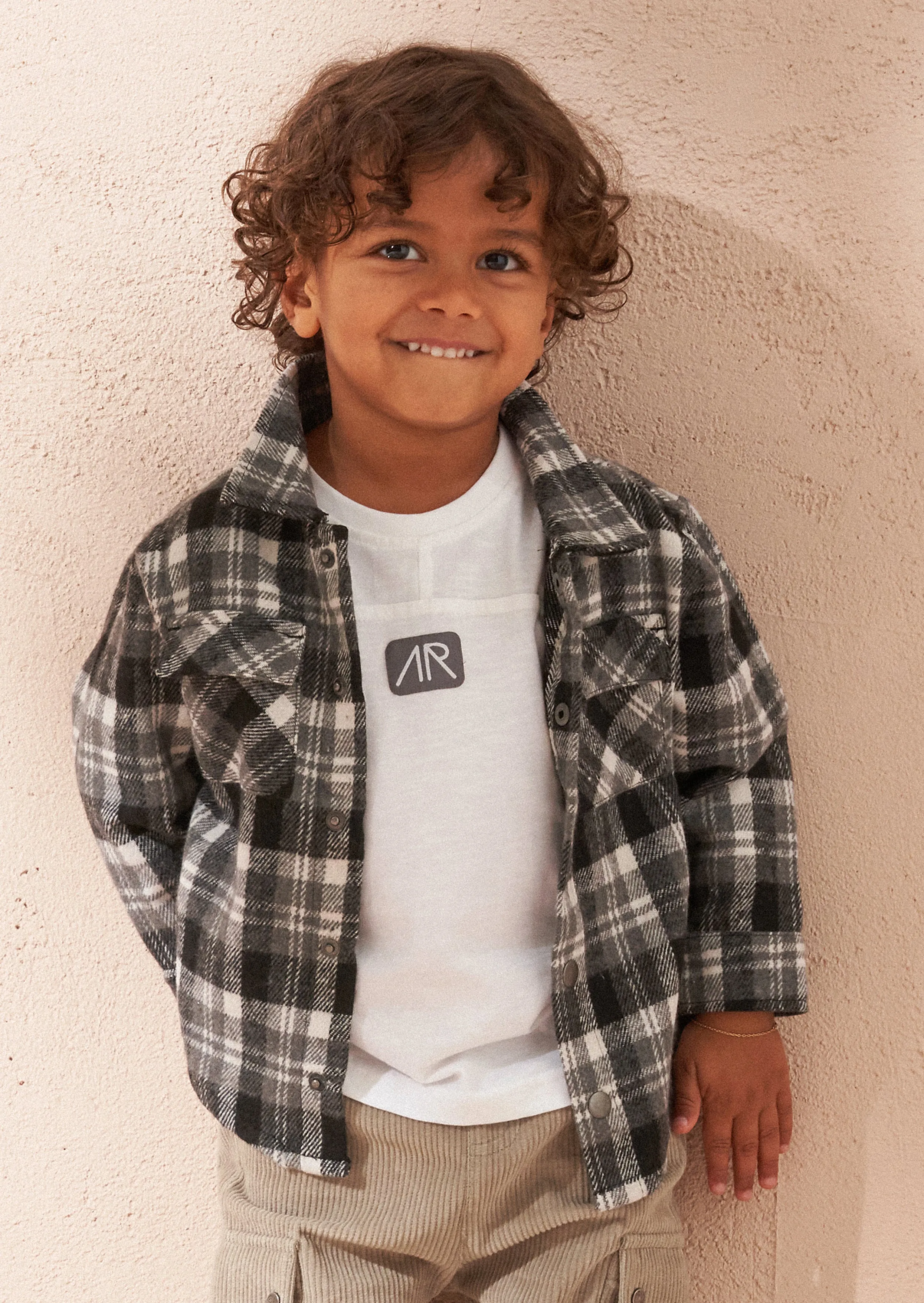 Hayden Baby Brushed Check Overshirt