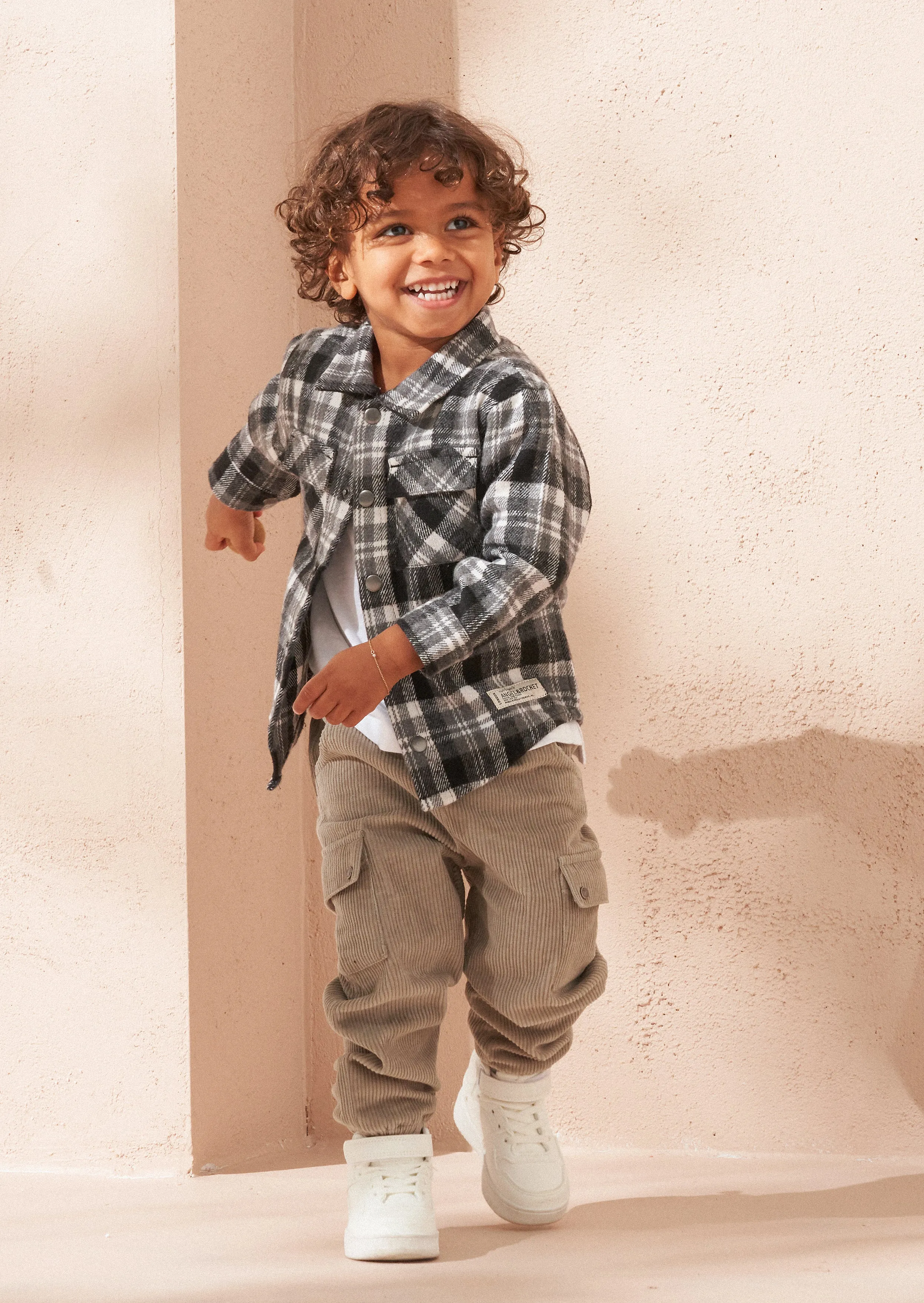 Hayden Baby Brushed Check Overshirt