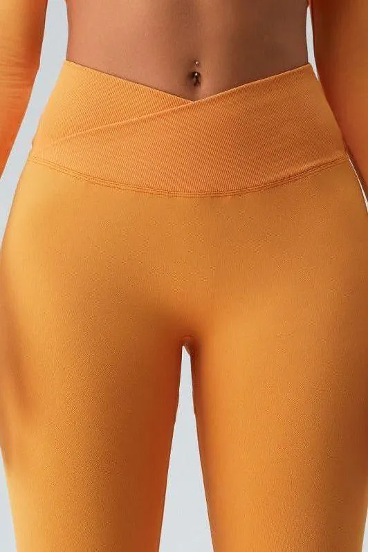 Hgh-waisted butt lift yoga leggins