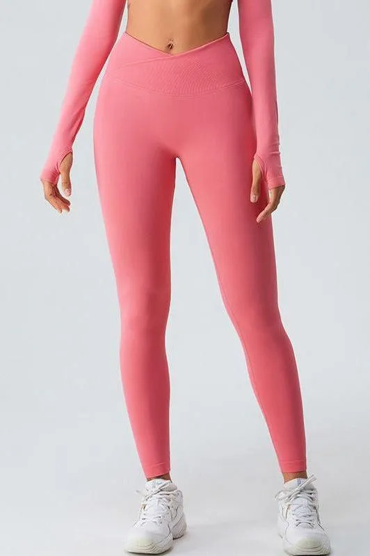 Hgh-waisted butt lift yoga leggins