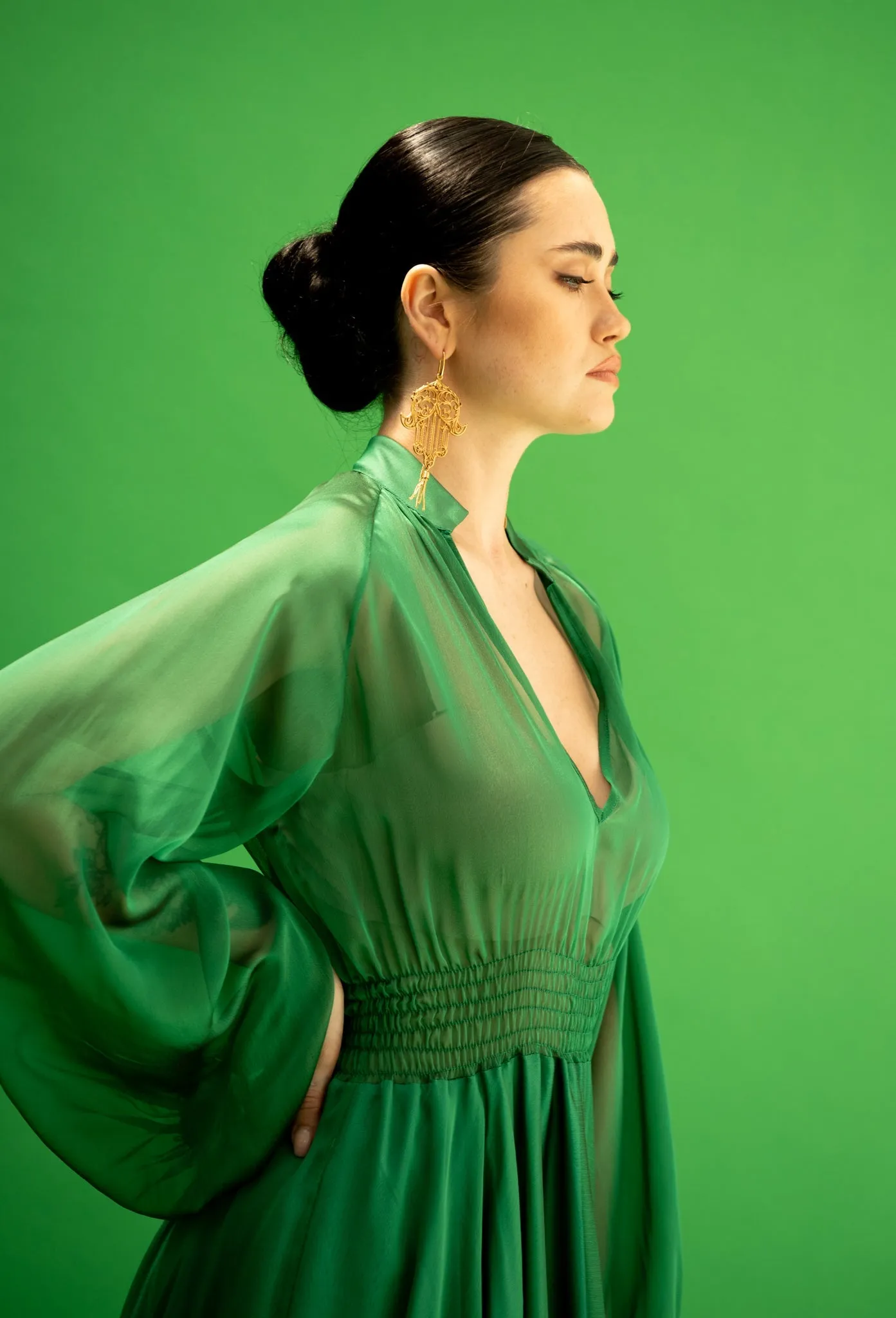 Hibo Green Dress