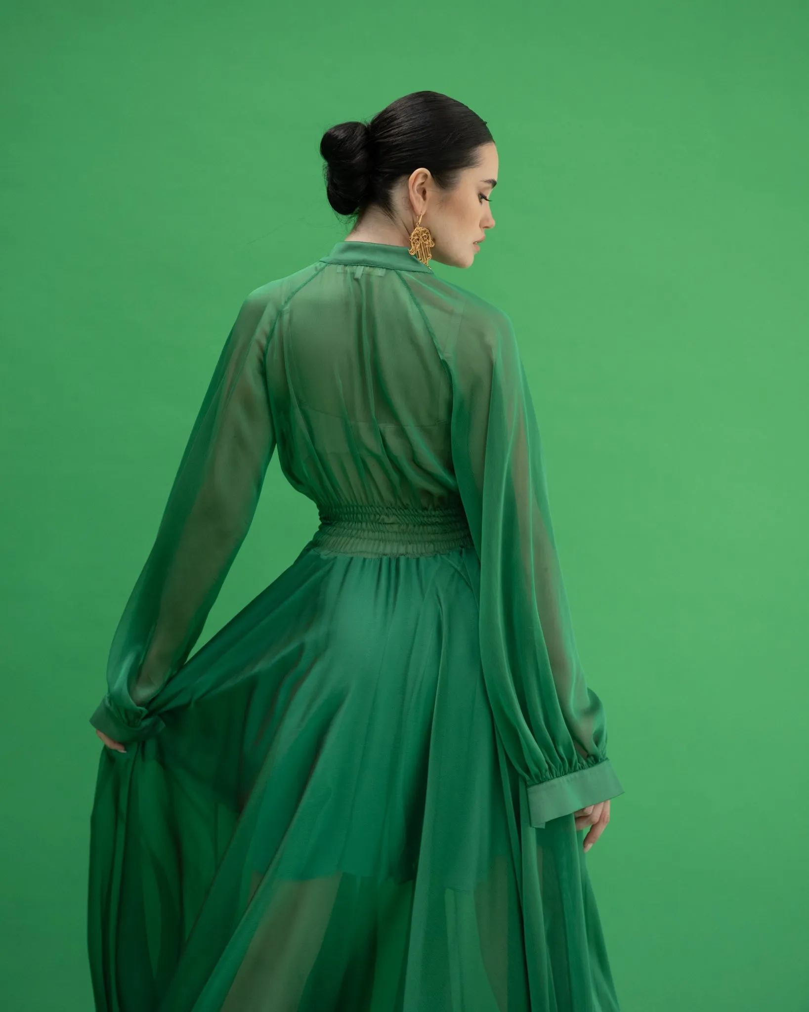 Hibo Green Dress