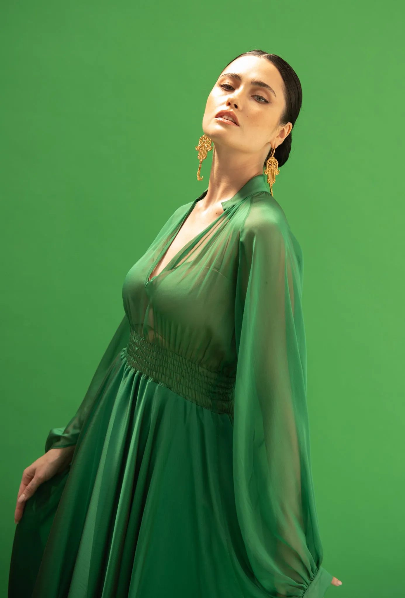 Hibo Green Dress