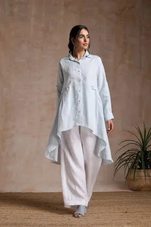 HIGH LOW LINEN TUNIC