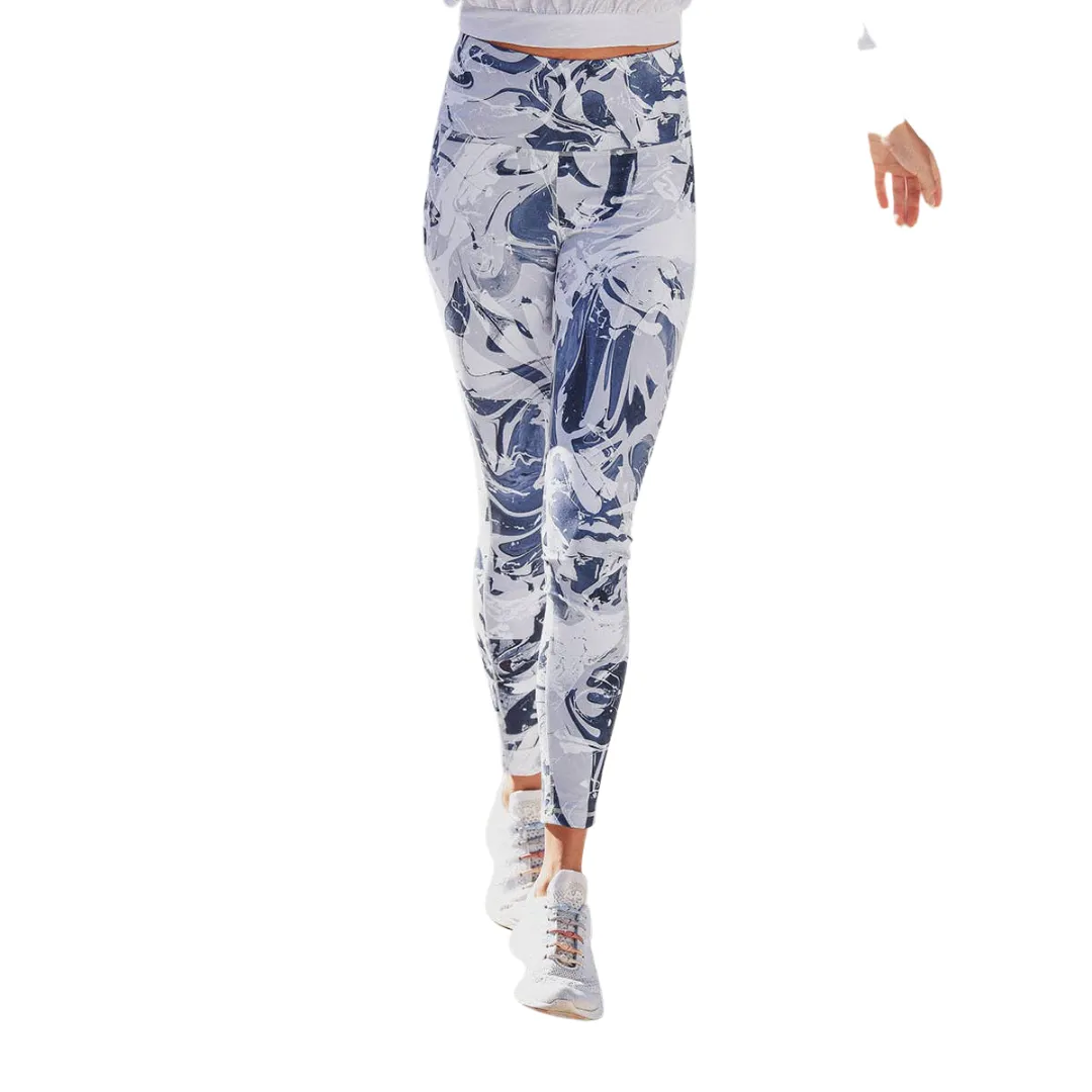 High-Rise Pacific Leggings - Blue - Plus