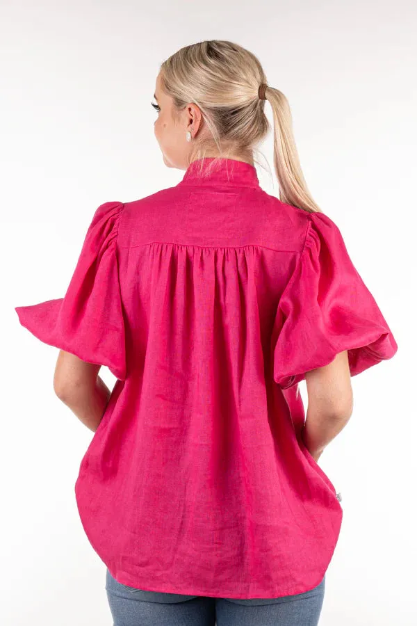 Hitchley & Harrow Linen Collection - LC106 Raspberry