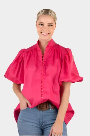 Hitchley & Harrow Linen Collection - LC106 Raspberry