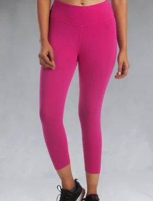 Hot Pink Crop Legging