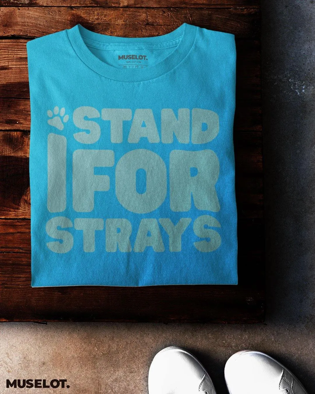 I stand for strays printed t shirts