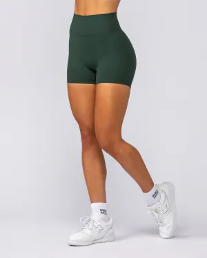 Instinct Scrunch Midway Shorts - Forest Green
