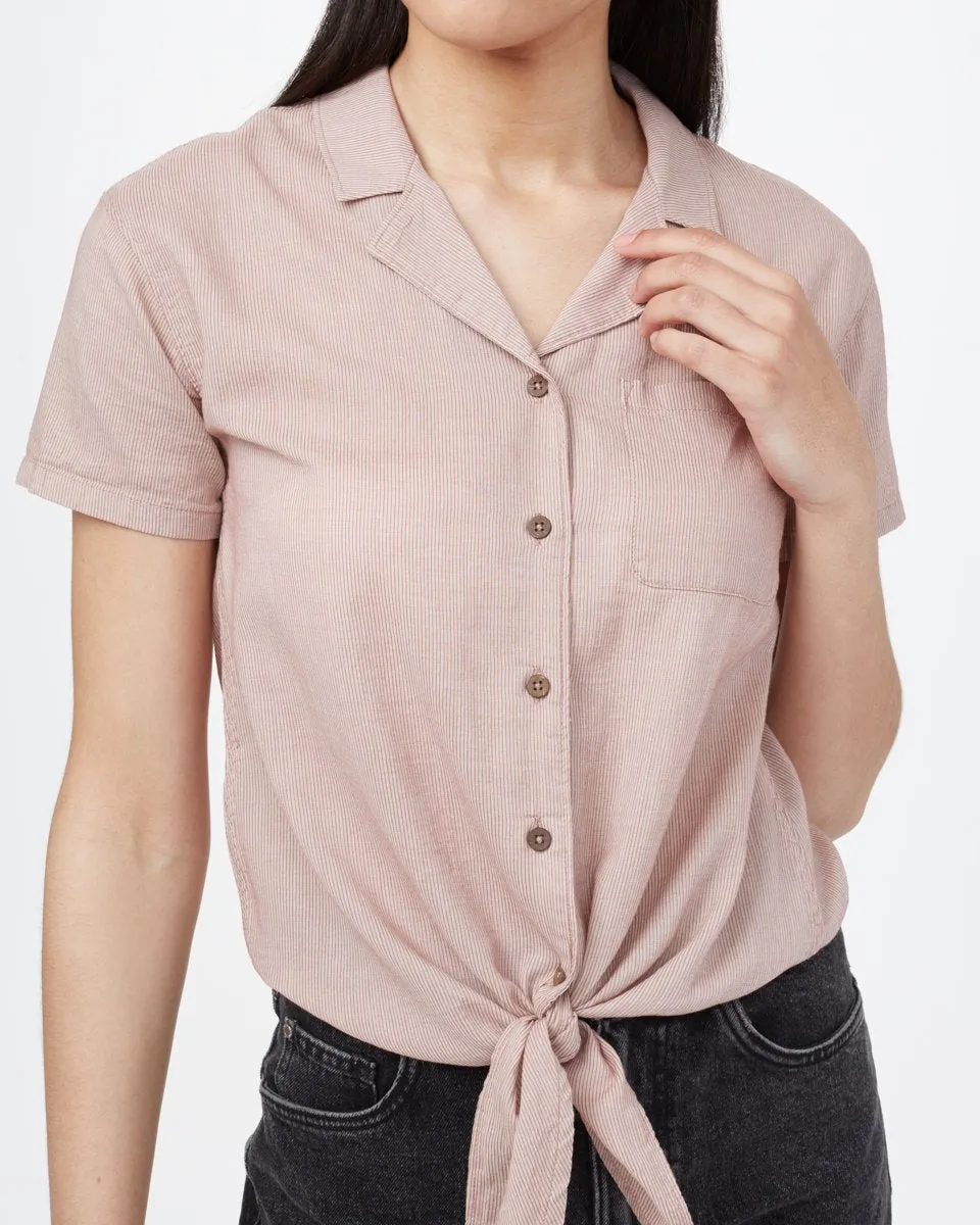 Isa Tie Front Shirt