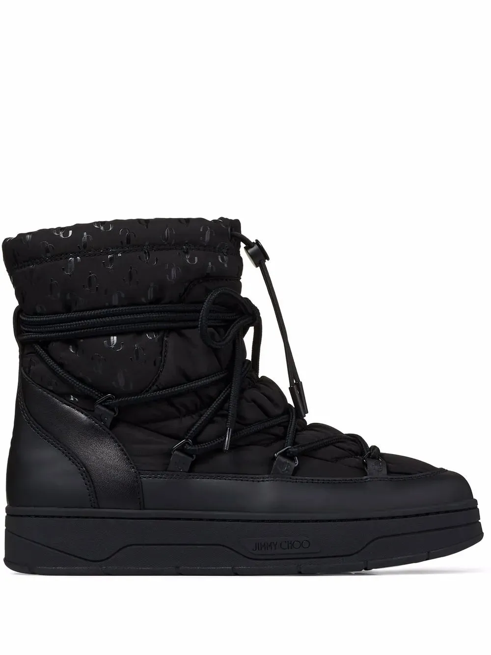 Jimmy Choo Wanaka logo-print snow boots