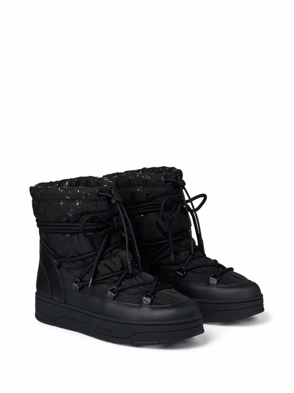 Jimmy Choo Wanaka logo-print snow boots