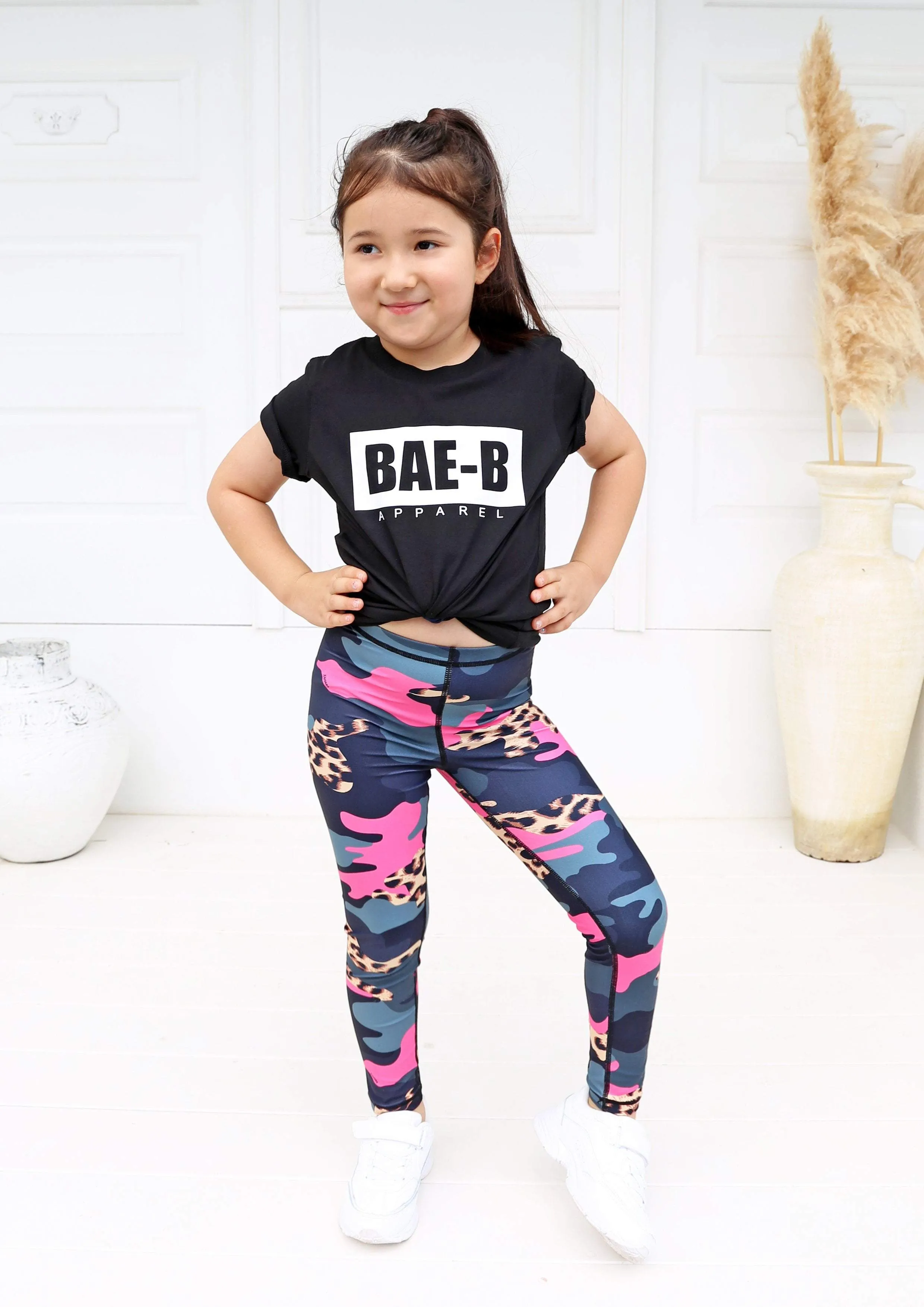 Junior Leopard Camo Legging