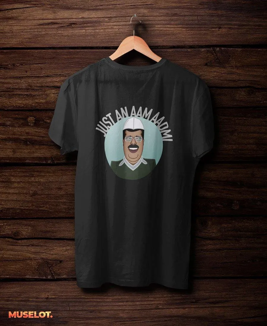 Just an aam aadmi t shirt printed t shirts
