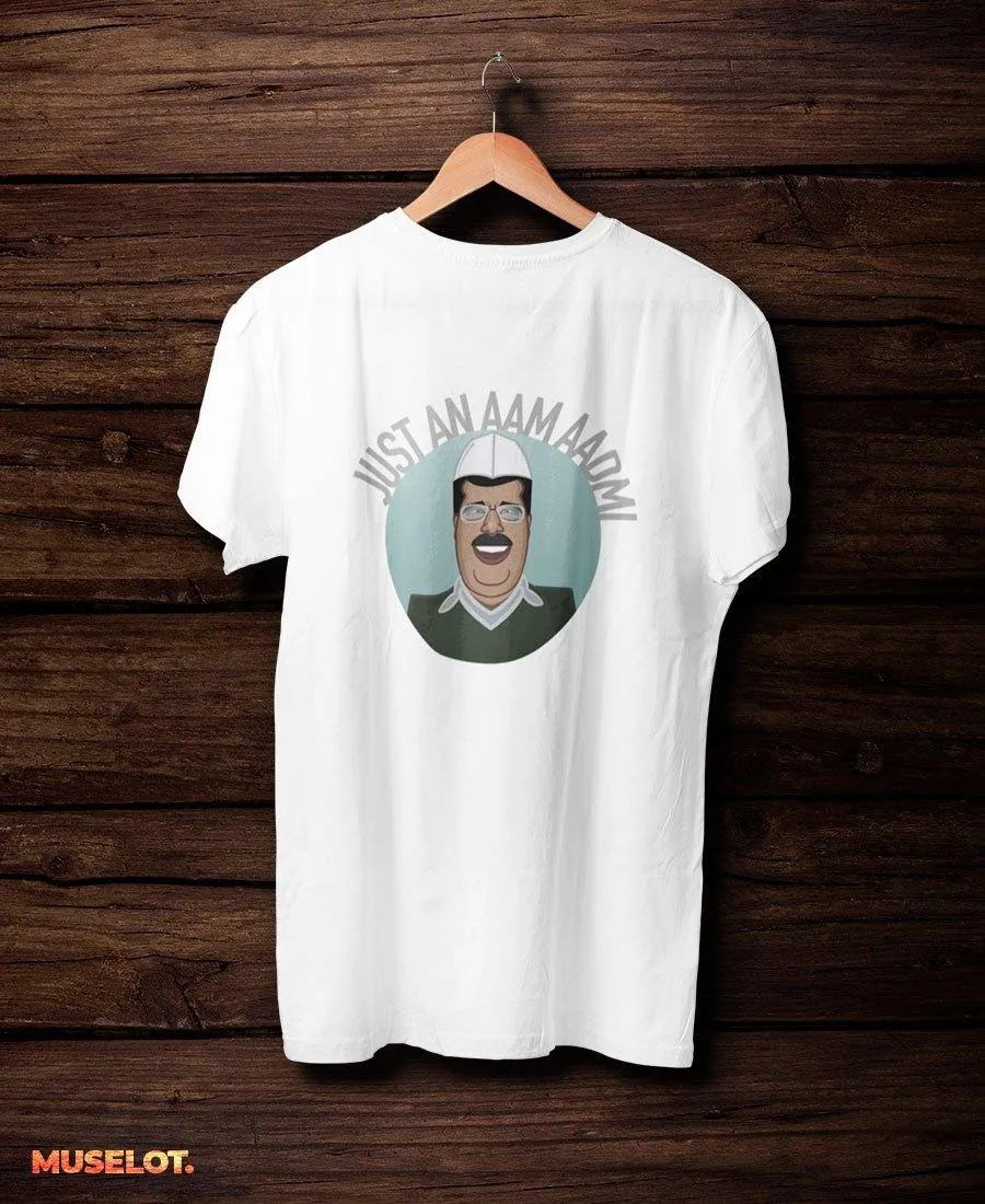 Just an aam aadmi t shirt printed t shirts