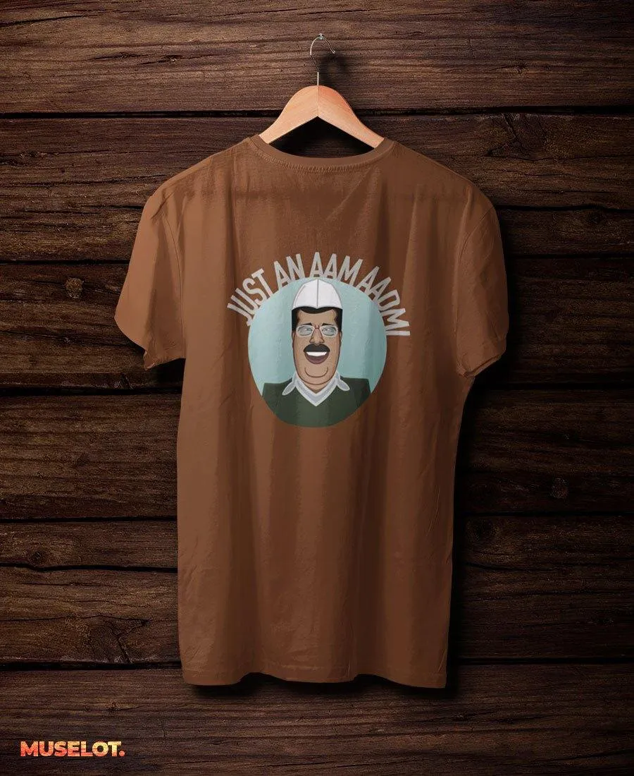 Just an aam aadmi t shirt printed t shirts