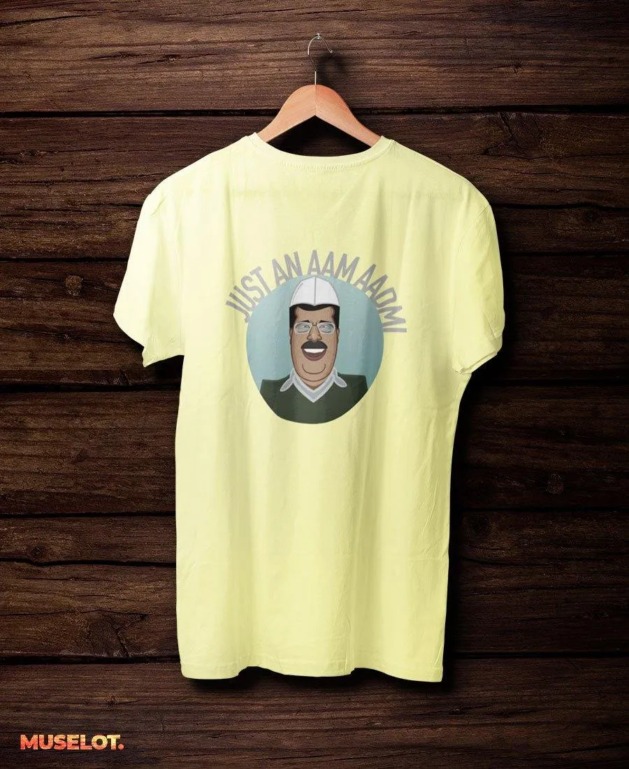 Just an aam aadmi t shirt printed t shirts