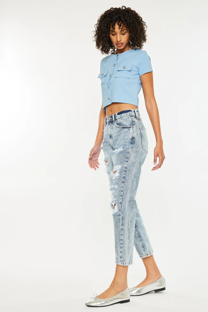 Karen Ultra High Rise Mom Jeans