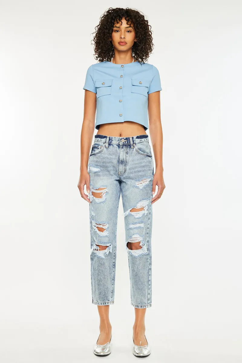 Karen Ultra High Rise Mom Jeans