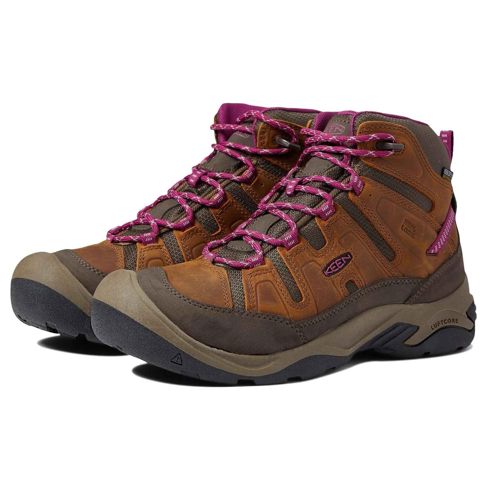 Keen Circadia Mid Leather Textile Women's Ankle Boots
