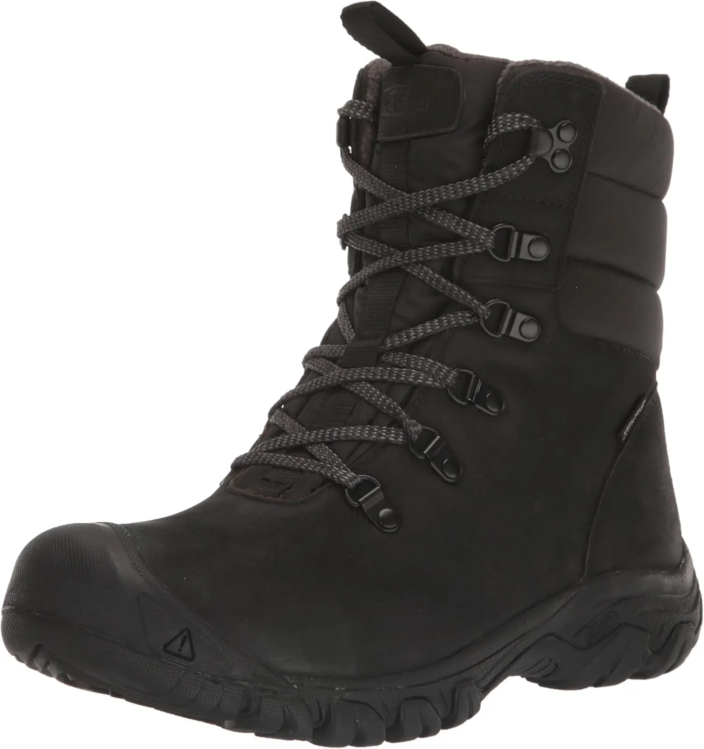 KEEN Women's Greta Classic Snow Boots 10 Black Waterproof
