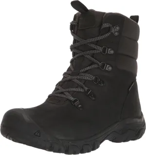 KEEN Women's Greta Classic Snow Boots 10 Black Waterproof