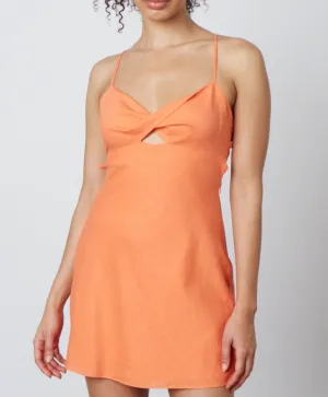 Key Hole Mini Dress