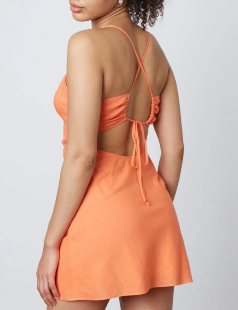 Key Hole Mini Dress