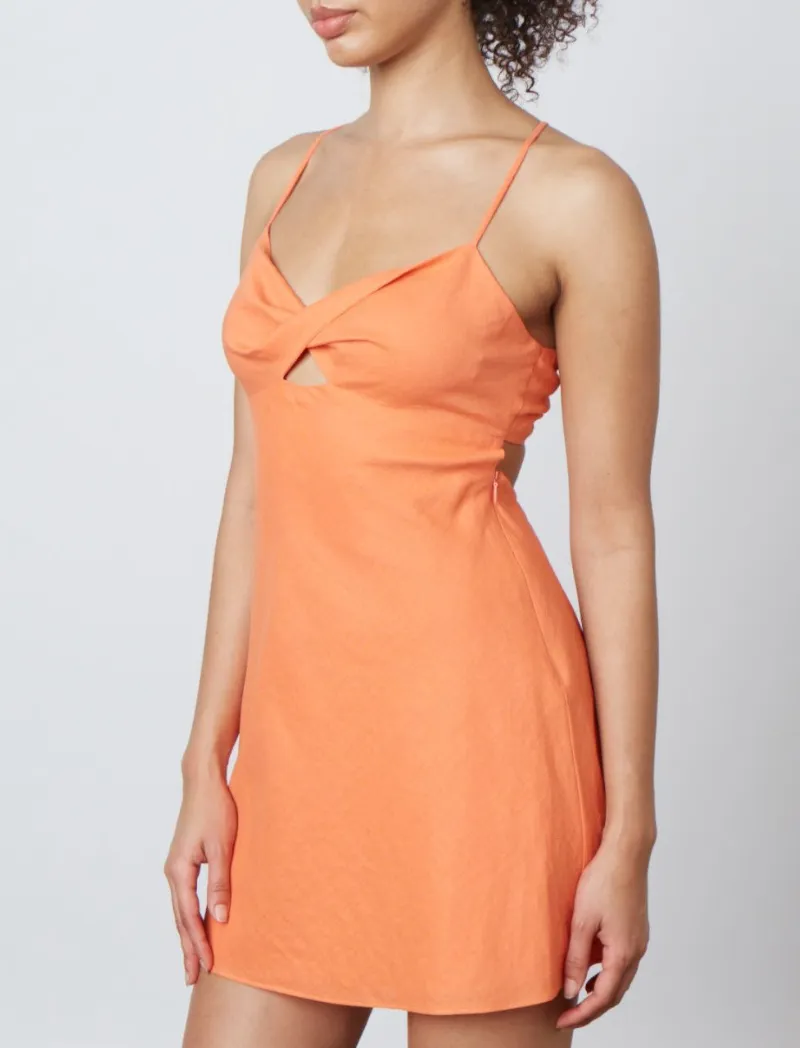 Key Hole Mini Dress